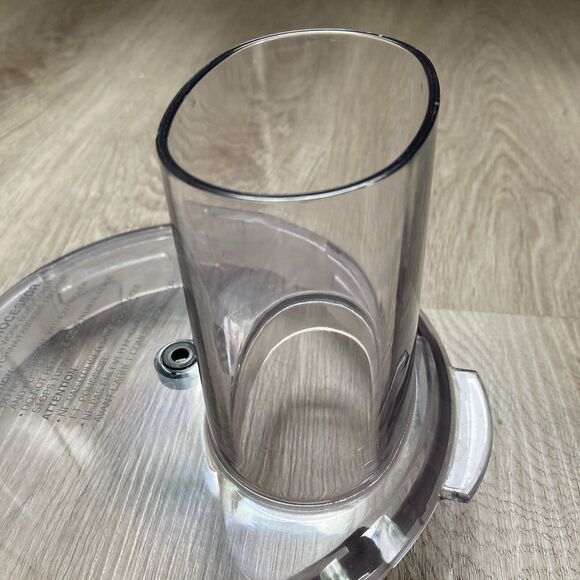 Cuisinart DLC-6WB Replacement Work Bowl Chute Lid for DLC-6 Food Processor Part - Picture 4 of 9